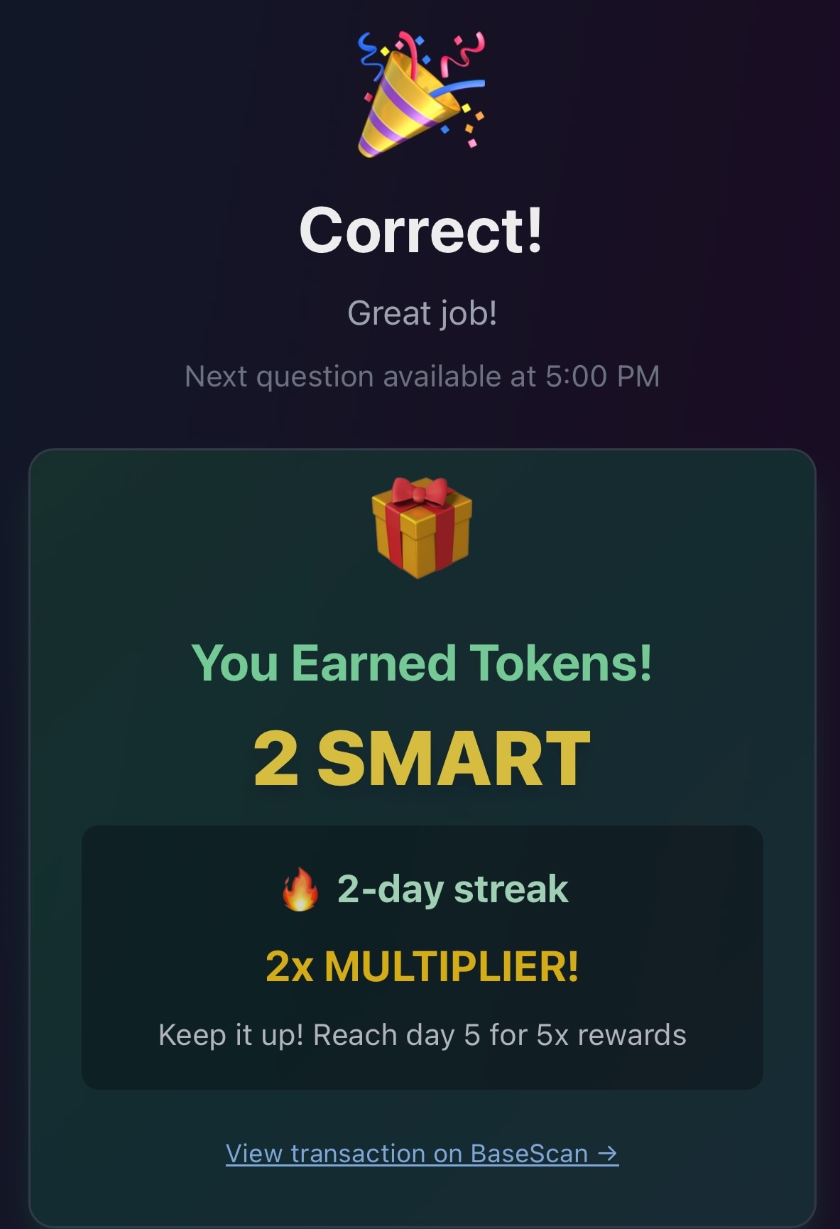 My Daily Trivia on Farcaster - Farcaster Mini Apps screenshot